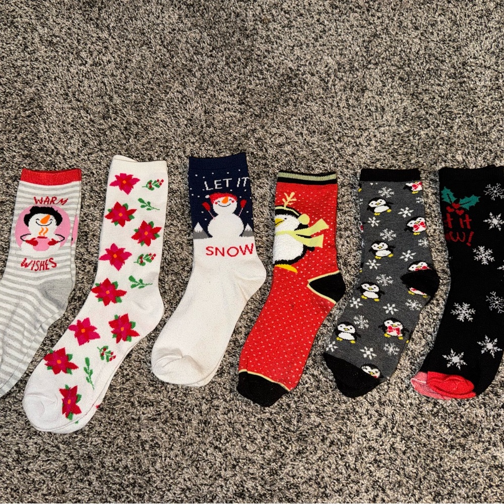 Festive Holiday Socks Set